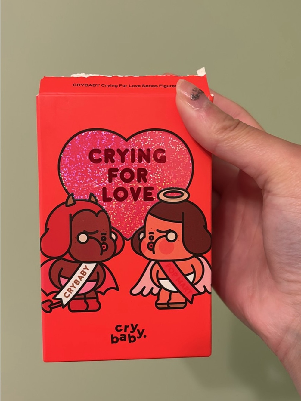 Popmart Crybaby - Crying for Love figurine